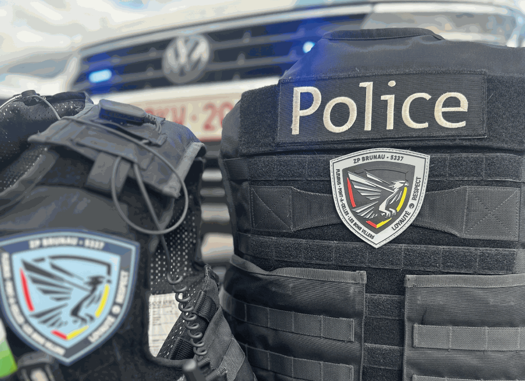 Patch Zone Police Brunau conçu par Doox Studio
