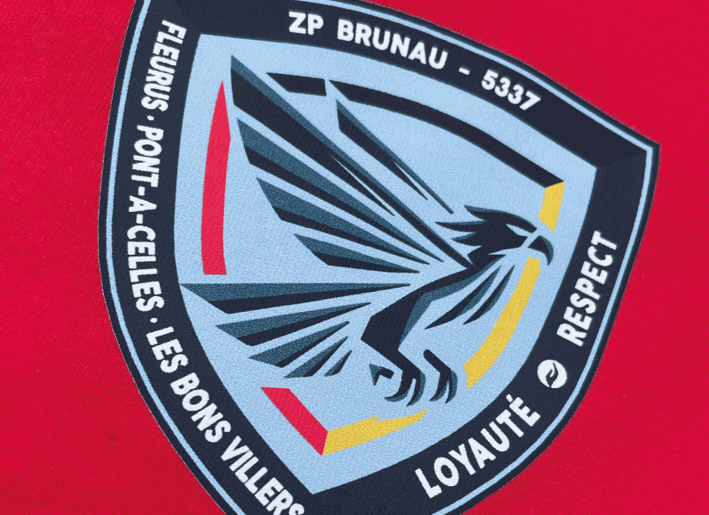 Textiles Zone Police Brunau conçu par Doox Studio