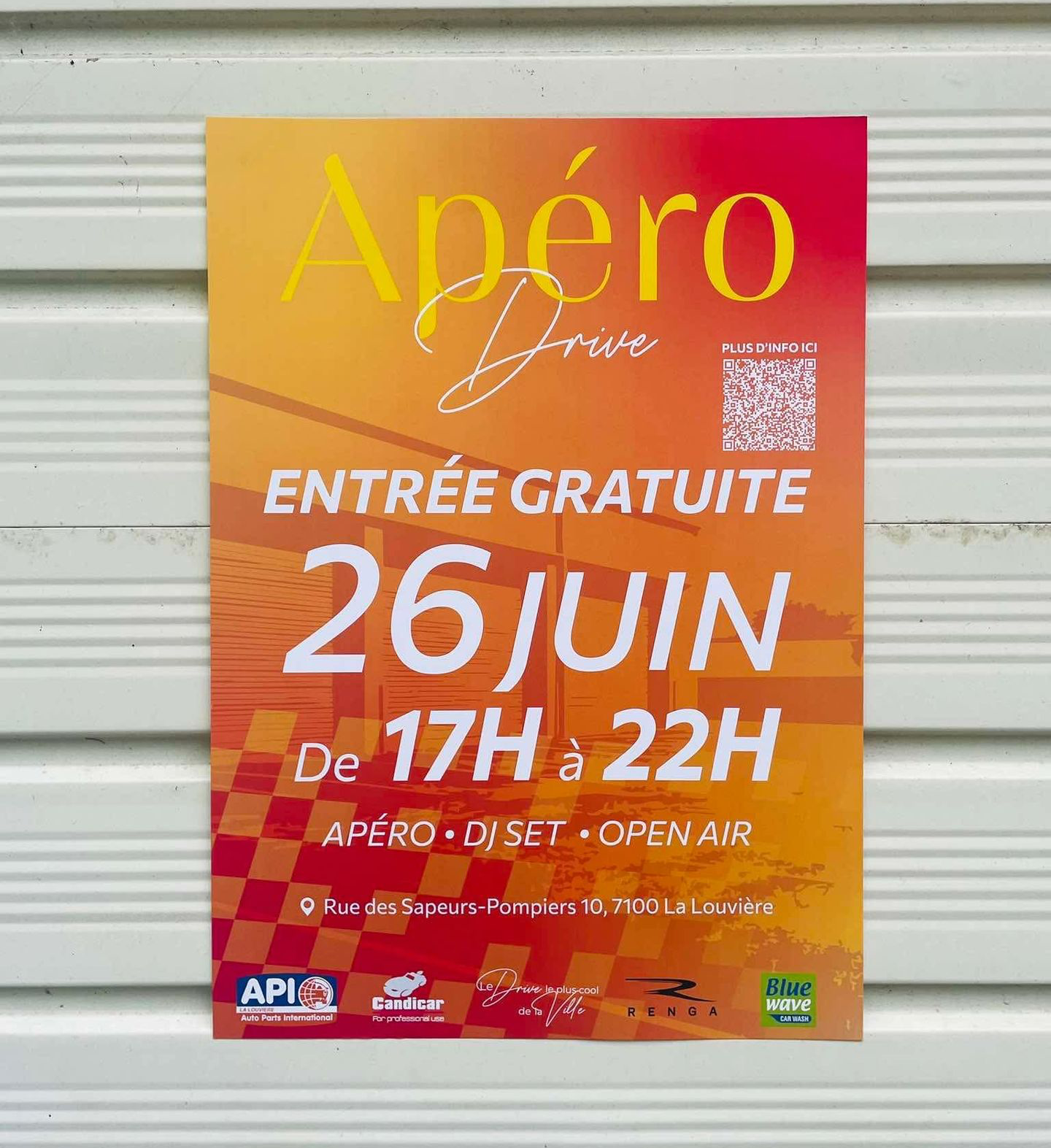 Affiches et bâches imprimées pour Apéro Drive
