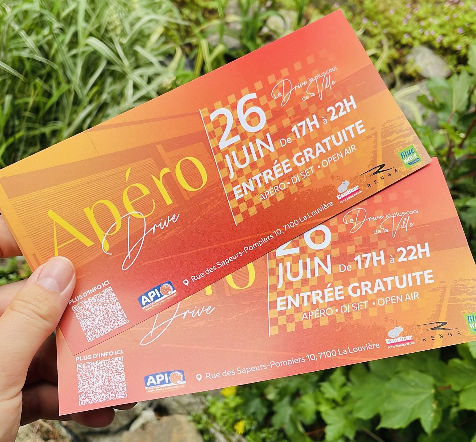 Flyers promotionnels Apéro Drive design moderne