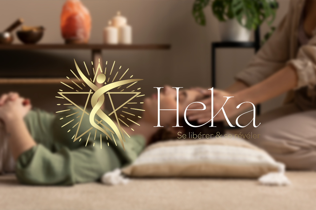 Logo Heka – identité visuelle pour thérapeute en libération émotionnelle